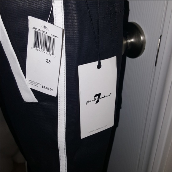 7 For All Mankind Women's Sportif Crop Jean Sz 28 - Picture 7 of 9